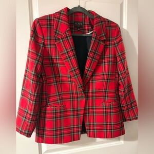 J. Crew Plaid Blazer